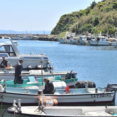 旅karatsu 唐津観光協会 馬渡島で釣り体験