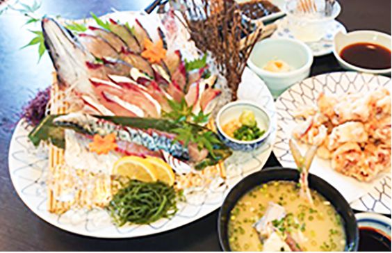 河太郎 呼子店　唐津Qサバ定食の画像